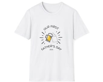 Our First Fathers Day T-Shirt | Matching shirt