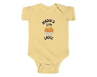 Massi's Little Ladoo Baby Onesie | Indian Aunt Baby Gift | Desi Baby Shower Gift | South Asian Baby Bodysuit | Cute Baby Gift From Massi