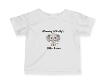 Mommy Daddy's Little Love Infant Tee | Elephant Graphic