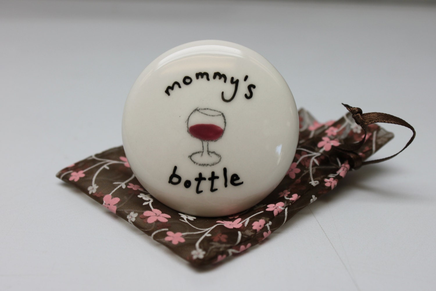 Mommy's Bottle Wine Stopper Hand Painted Bottle Stopper Etsy