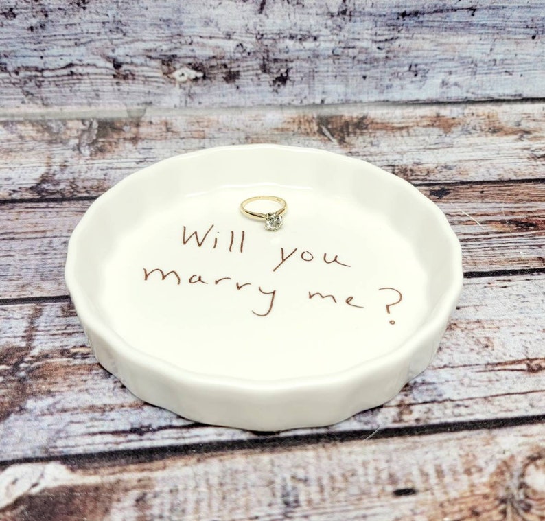 Handwriting Dish Custom Pottery with Signature or Short Note image 4