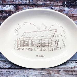 House Portrait Platter