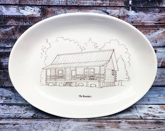 House Portrait Platter