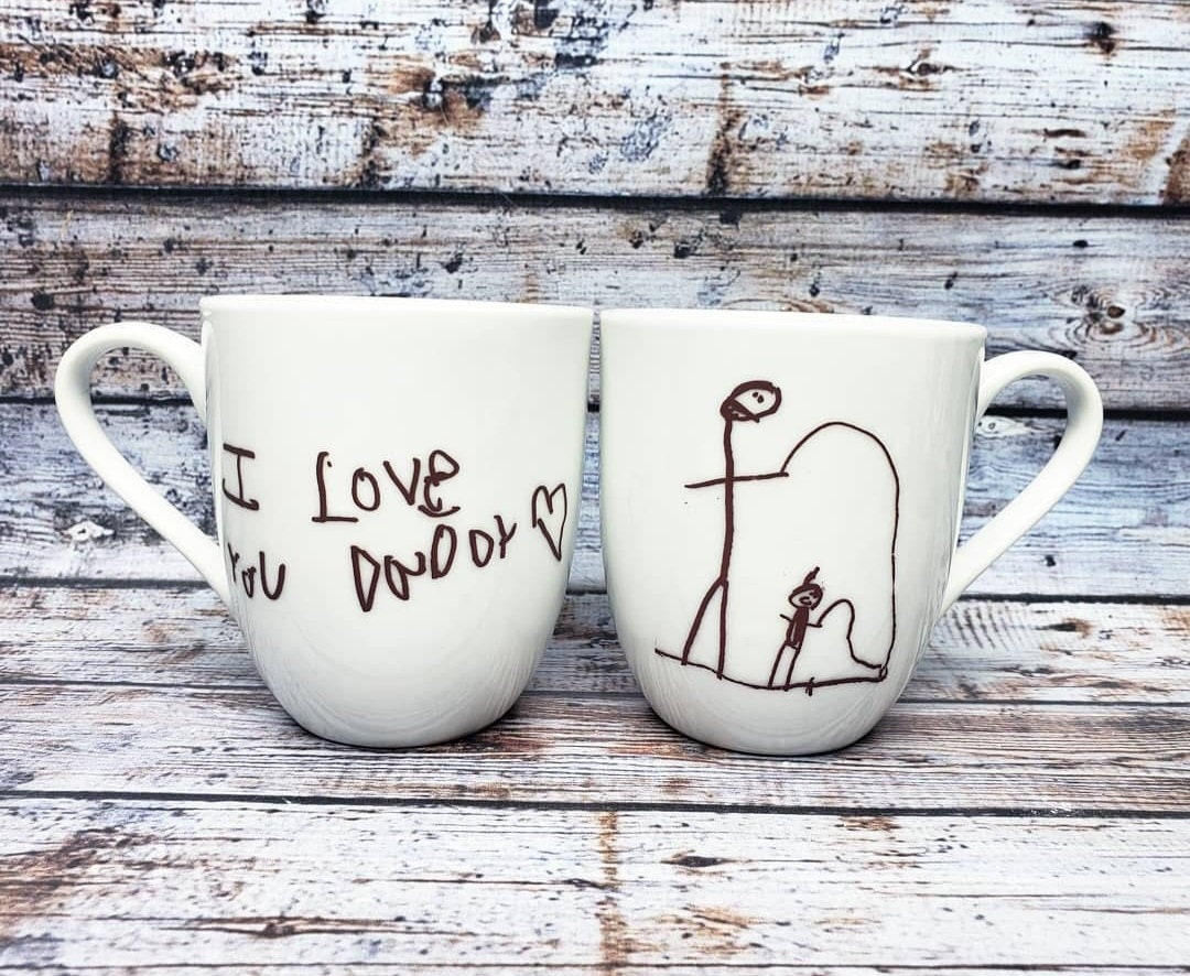 Coffee Mug with Handwriting or Drawing