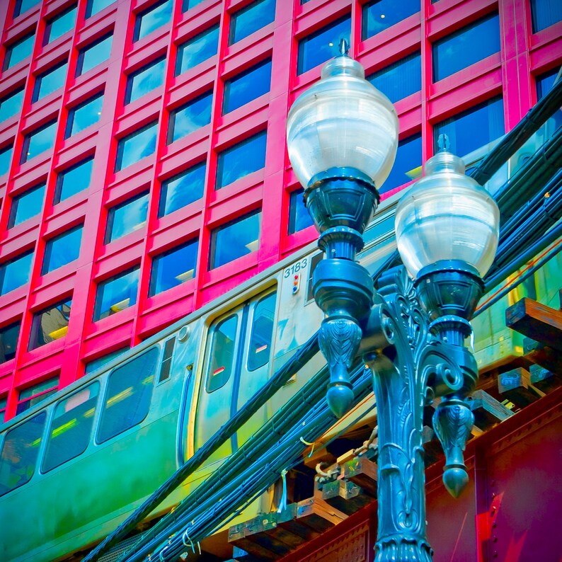 Sweet Home Chicago I. CANVAS wrap Chicago poster size Etsy