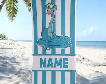 カスタム ゲイリー・デスネーク ビーチタオル、ディズニー ズートピア2 サマービーチタオル、カスタム ディズニー、子供用タオル、夏のギフト、ディズニーランド旅行