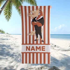 Mayor Winddancer strandhandduk, Zootopia 2 strandhandduk med alla karaktärer, Disney Mayor Winddancer strandhandduk poolpartyhanddukar, födelsedagspresent bild 3