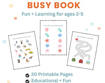 Libro de actividades de verano para preescolar: Actividades de aprendizaje para niños de 2 a 5 años (Descargar PDF)