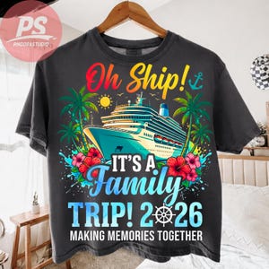 Family Cruise Trip 2026 PNG, Matching Vacation Shirts (Digital Download)
