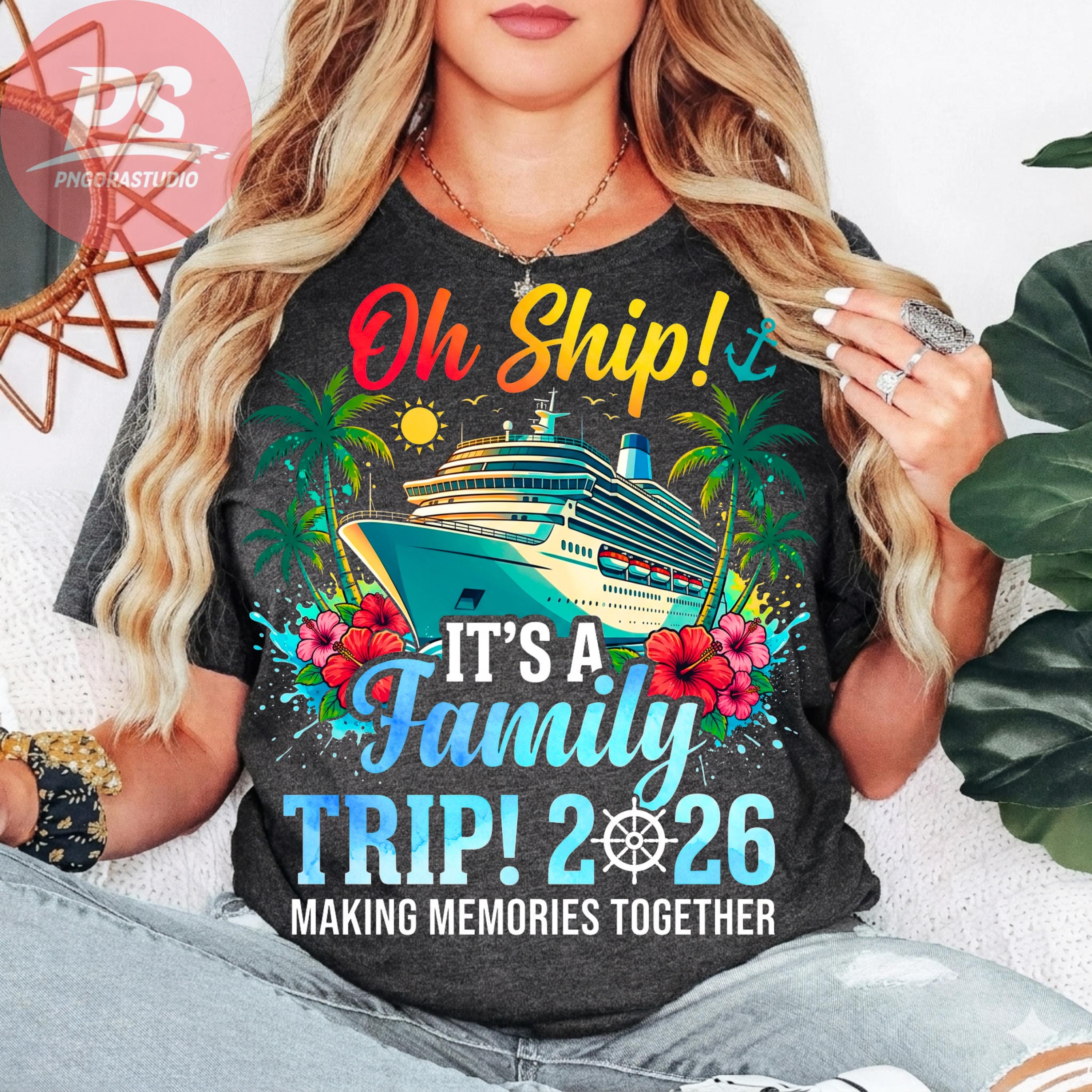 Family Cruise Trip 2026 PNG, Matching Vacation Shirts (digital Download ...