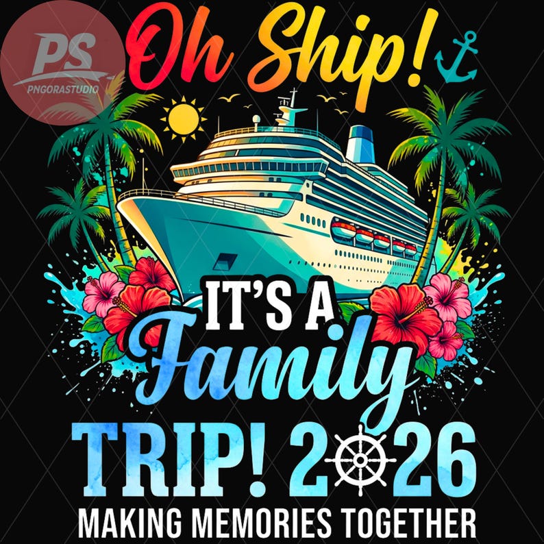 Family Cruise Trip 2026 PNG, Matching Vacation Shirts (digital Download ...