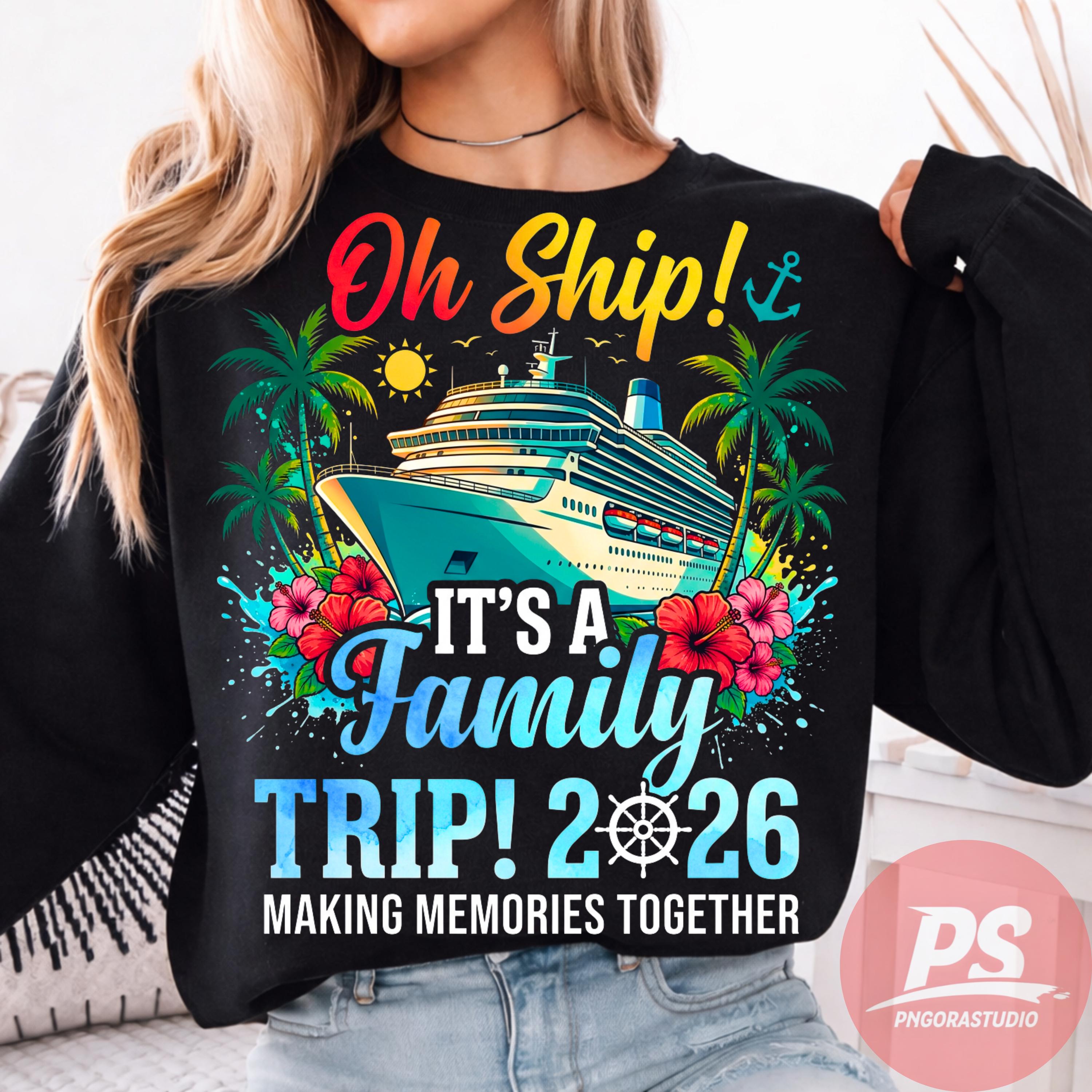 Family Cruise Trip 2026 PNG, Matching Vacation Shirts (digital Download ...