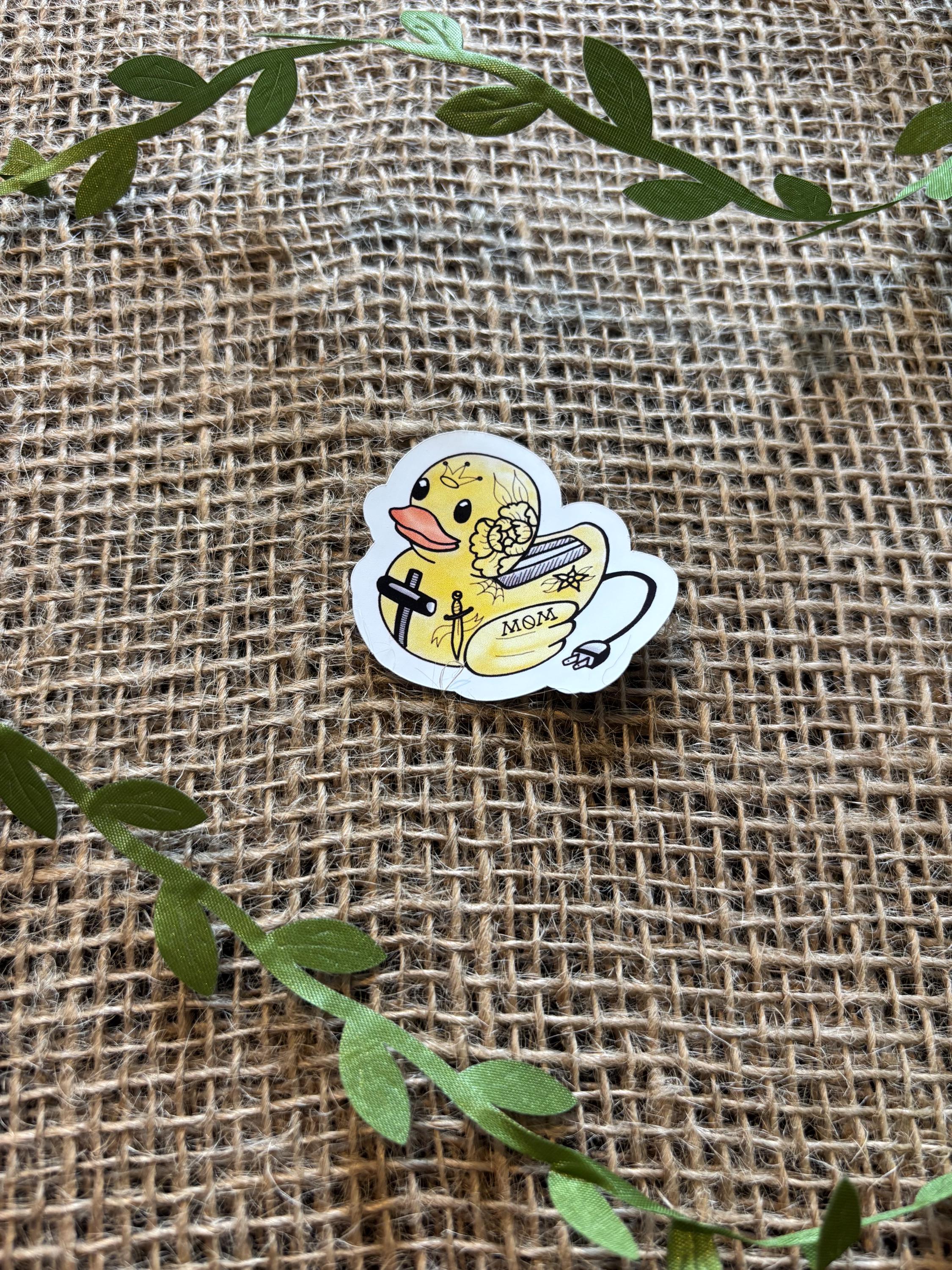 Ducky Sticker Toaster Rubber Ducky Sticker - Etsy