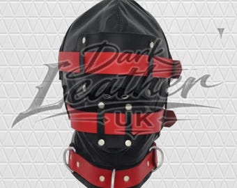 Handmade Genuine Leather Full Coverage muzzle Hood | Custom Made to Measure