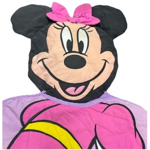 Disney Sleeping Bag Girls Minnie Mouse Purple 52x22" Vintage image 4