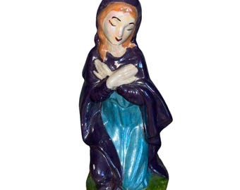 Ken Ocorr Marry Mutter Von Jesus 9 "Figur Keramik Krippe MCM Vintage * Makel