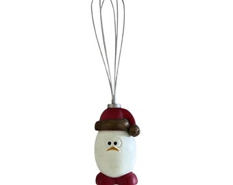 Whisky navideño internacional MSC Whiskie De Noel Huevo gruñón con ceño fruncido Gorro de Papá Noel