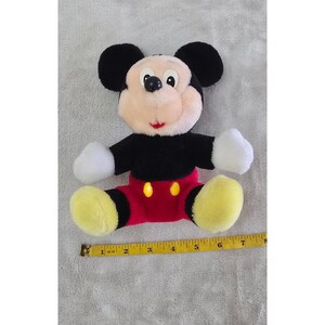 Vintage The Walt Disney Company Mickey Mouse Plush Disneyland Disney World 7.5" image 8
