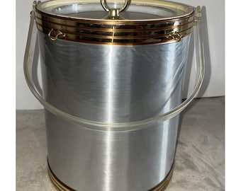 VTG Ishink Silver Vinyl Guld Koppar Accenter Krokar Bartillbehör Shelton MCM *prickar