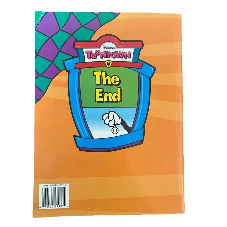 Vintage 1995 Disney Mickey's Toontown Toon Travels Color & Activity ...