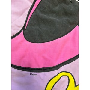 Disney Sleeping Bag Girls Minnie Mouse Purple 52x22" Vintage image 5