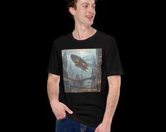 Tartarian Empire Shirt – Steampunk Sci-fi Zeppelin Tee, Unisex T