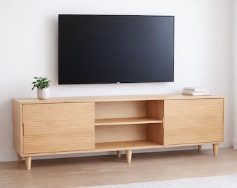 TV stand solid wood, Handmade