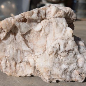 6 lb Natural White/Milky Quartz Rock With Clear Crystal Cave- Raw Quartz Crystal Specimen for Landscaping, Healing & Home Decor