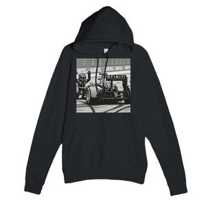 Sudadera con capucha de Sebastian Vettel F1 / Sudadera de carreras con dibujos animados en blanco y negro / Ropa de campeón de Fórmula 1 / Regalo de automovilismo
