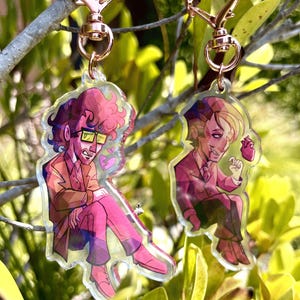 Hannigram || Will Graham & Hannibal Lecter 3&quot; Inch Acrylic Charms