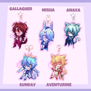 Chibi-fied! || Honkai: Star Rail 3&quot; Inch Acrylic Charms (PREORDER)