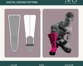 Kickpad | Digital Sewing Pattern + Projector File | Wrestling | Cosplay | Martial Arts | PDF Pattern | Video Tutorial |