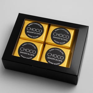 Dubai Chocolate Gift Box – 5pc Handmade Gourmet Chocolates – Luxury Sweet Treats – Perfect for Gifting