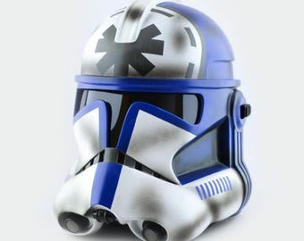 CT-5597 "Jesse" Clone Trooper Phase 2 Damaged Helmet from Star Wars / Cosplay Helmet / Clone Wars Phase 2 Helmet / Star Wars Helmet