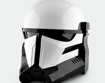 Beskar Stormtrooper Helmet / Cosplay Helmet / Mandalorian 3 Season Helmet