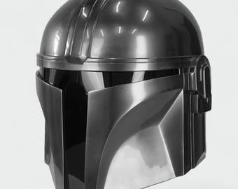 Mandalorian Helmet Beskar from Star Wars: The Mandalorian Series / Cosplay Helmet / Star Wars Helmet