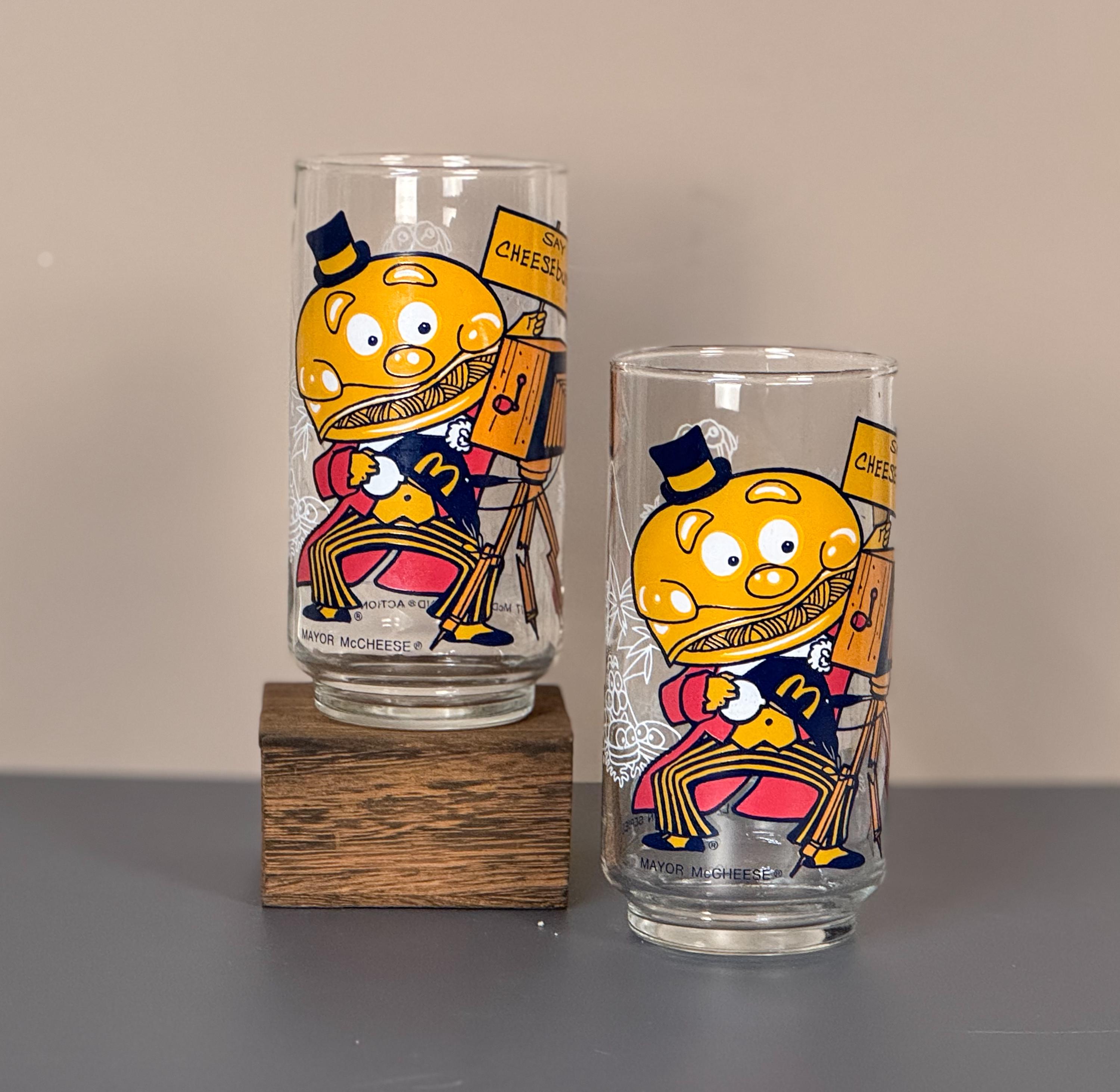 1977 Mcdonaldland Action Series Glasses | Vintage Mcdonald's Mayor