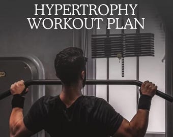 12 Week Hypertrophy Program | Muscle Building Workout Plan | Gym Training Split PDF | Strength & Size Program | Progressive Overload Guide