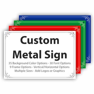 Custom Metal Sign, Custom Sign for Wall, Custom Outdoor Sign, Parking Sign, Business Sign, Property Sign, Adress Sign, Aluminum Sign