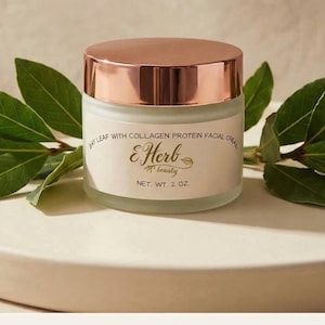 Bay Leaf with Collagen Protein Facial Moisturizer.