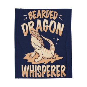 Bearded Dragon Whisperer Velveteen Plush Blanket, Animal Lover Gift, Cozy Home Decor, Unique Blanket for Kids, Reptile Enthusiast [...]