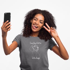 Beagle Quote Graphic Tee: Dog Lover&#39;s T-Shirt