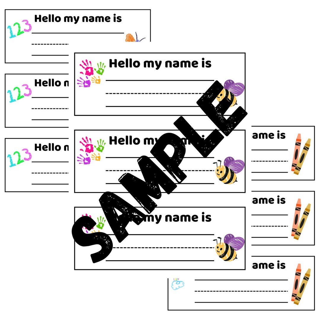 Printable Class Name Printable Classroom Name Tags – 3 Boho Designs – Desk Name Plates – PDF ...