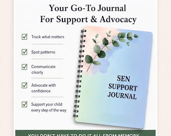 SEN Parent Tracker Printable. Autism Neurodivergent Child Planner. Behaviour, School Medical Log. Instant Download