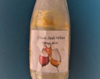 Bottle of Wine soap, handmade