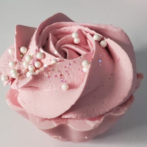 Rosette soap cupcakes, Rose soap, floral soap