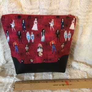 Princesses as Movie Killers Makeup Cosmetic Bag