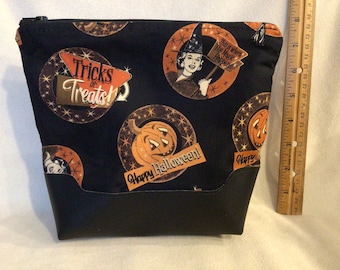 Vintage Halloween Makeup Bag