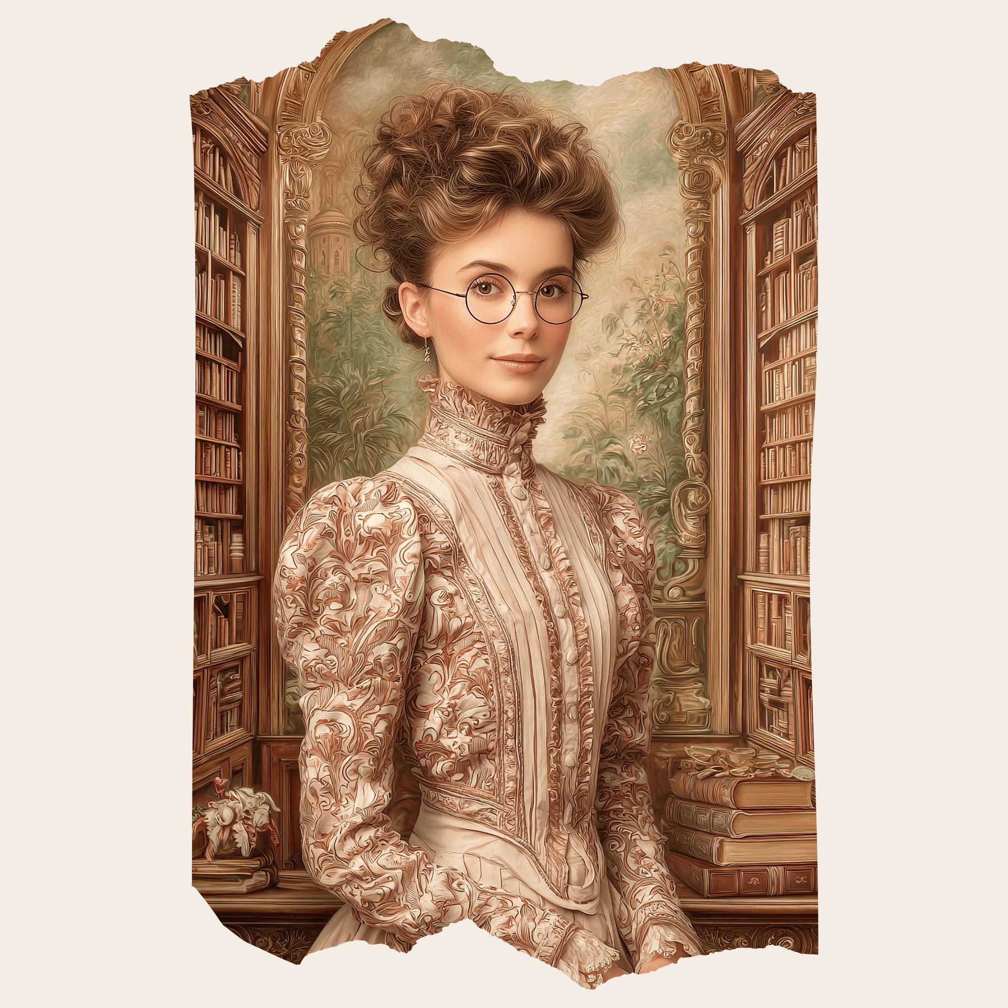 Victorian Lady Junk Journal Kit 120 Pages 40 Pockets PNG: Vintage ...