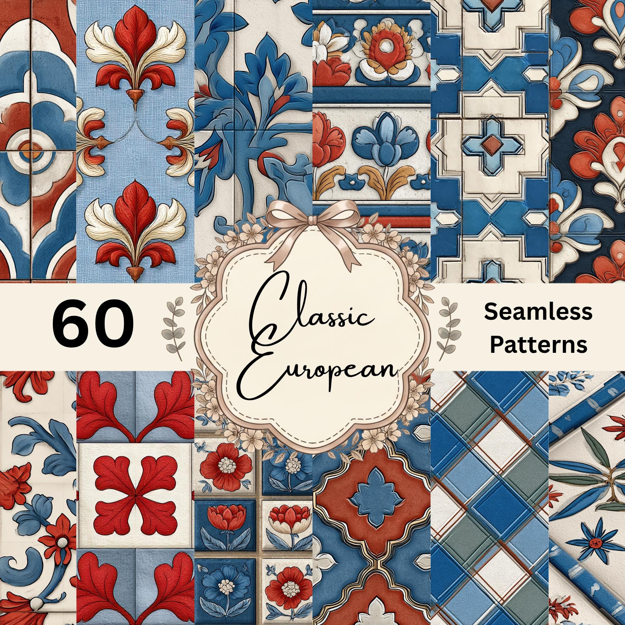 Vintage European Tile - Etsy